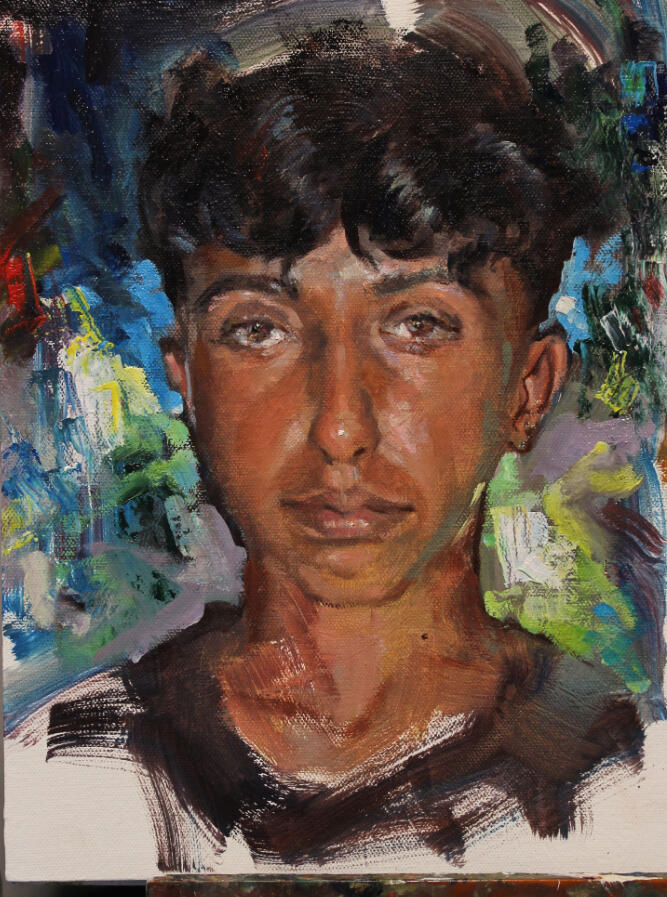 Jamil, 17 years old. He is growing up during a genocide, and his family's survival is on his shoulders. His mother is in need of cancer treatment and the cost is high, please support this family.